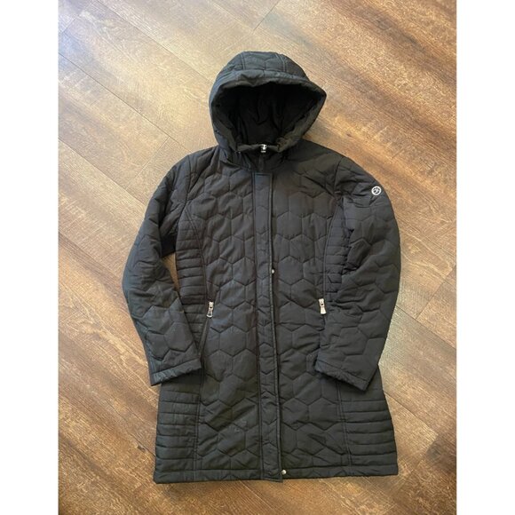Calvin Klein Hooded Quilted Coat - Medium - Picture 2 of 10